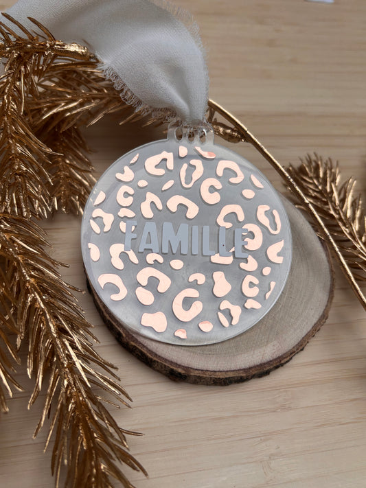 Boule de Noël rose gold