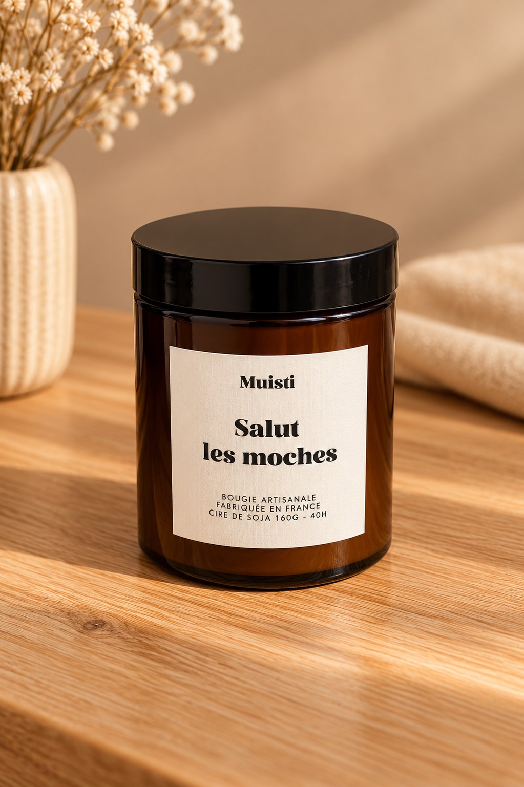 Bougie parfumée " Salut les moches " 150 g