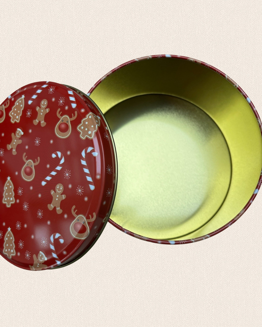 Boîte de noël en métal ( Petit )