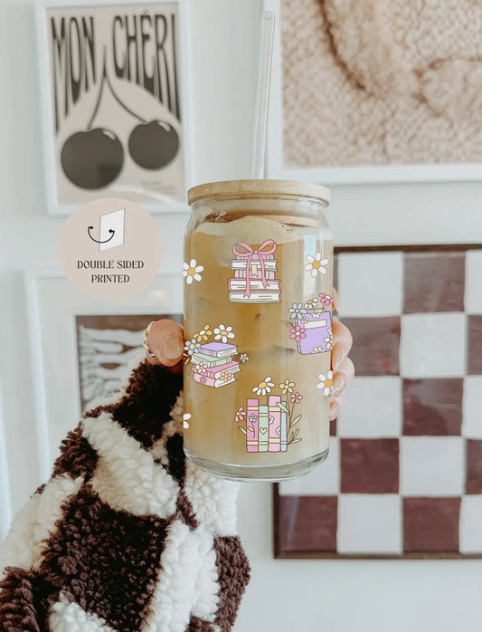 Gobelet en verre 500 ml ( livres )