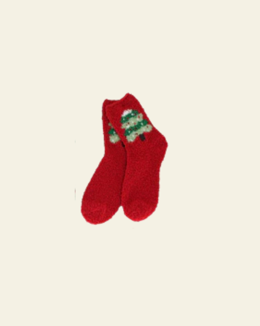 Chaussettes douillettes de Noël