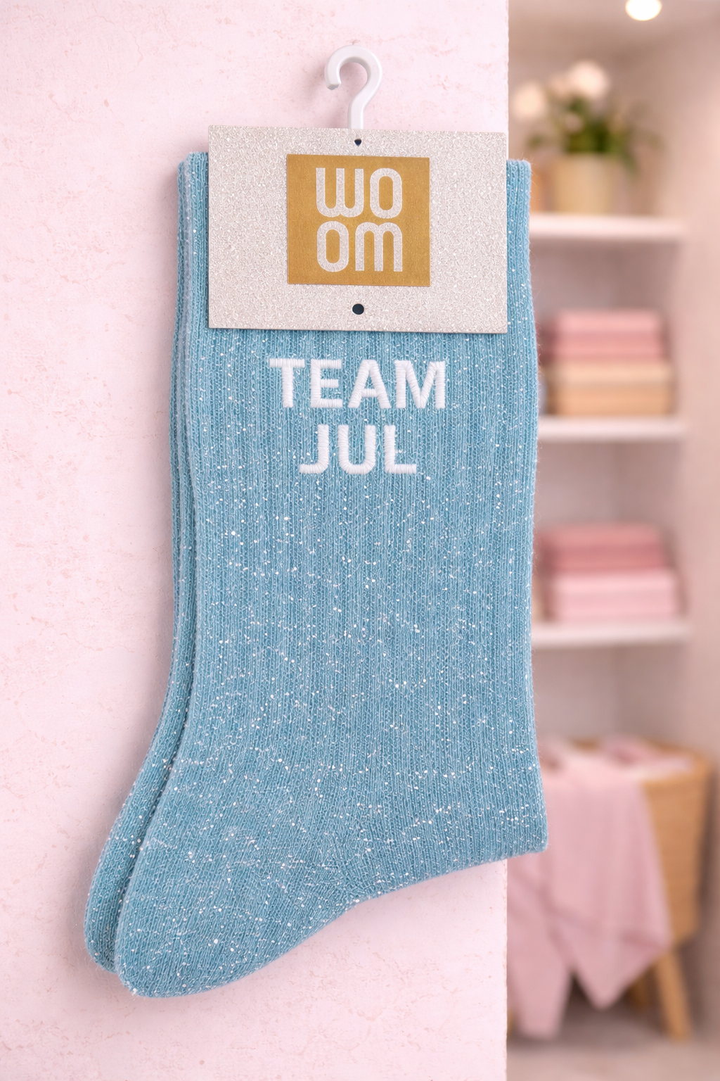 Chaussettes à paillettes " Team jul "