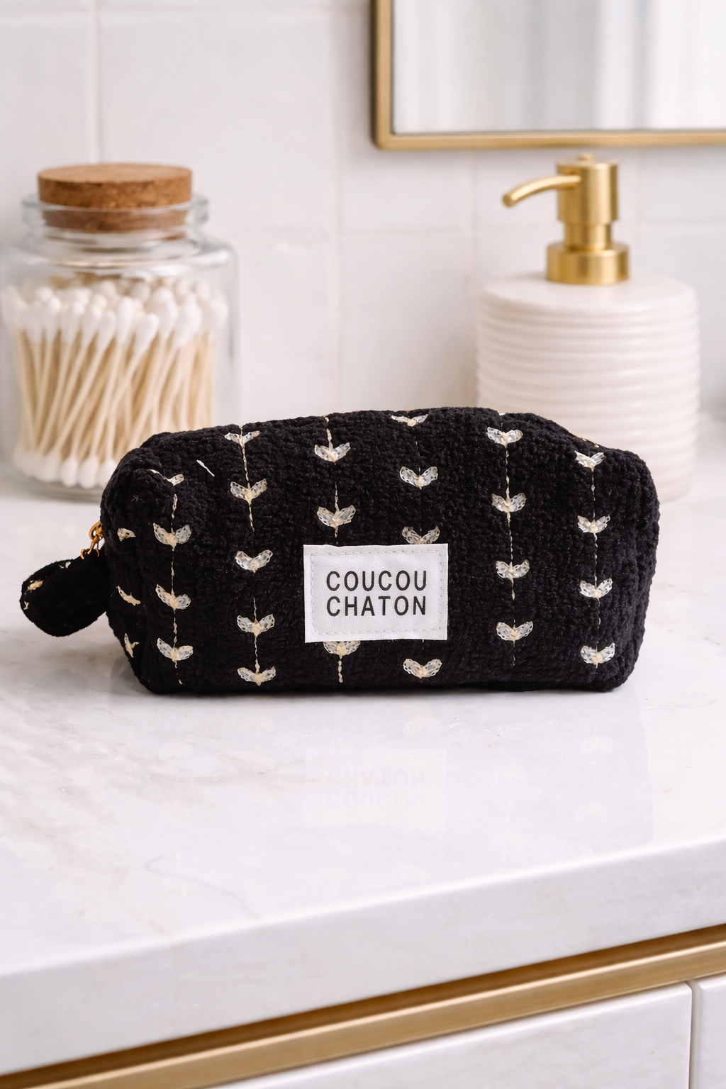 Trousse maquillage “Coucou Chaton”