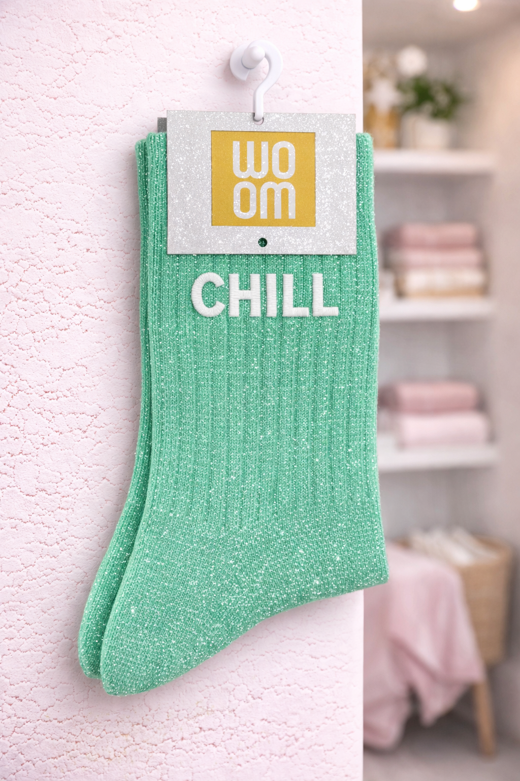 Chaussettes à paillettes " Chill "
