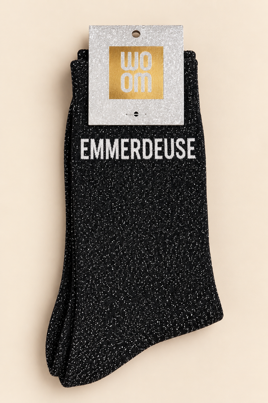 Chaussettes à paillettes eemmerdeuse