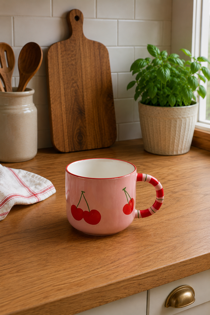 Tasse collection cerise
