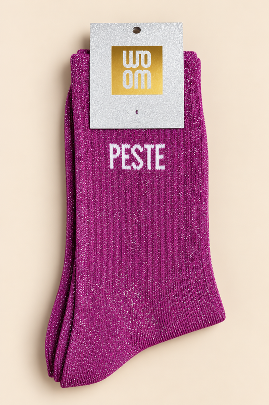 Chaussettes à paillettes Peste