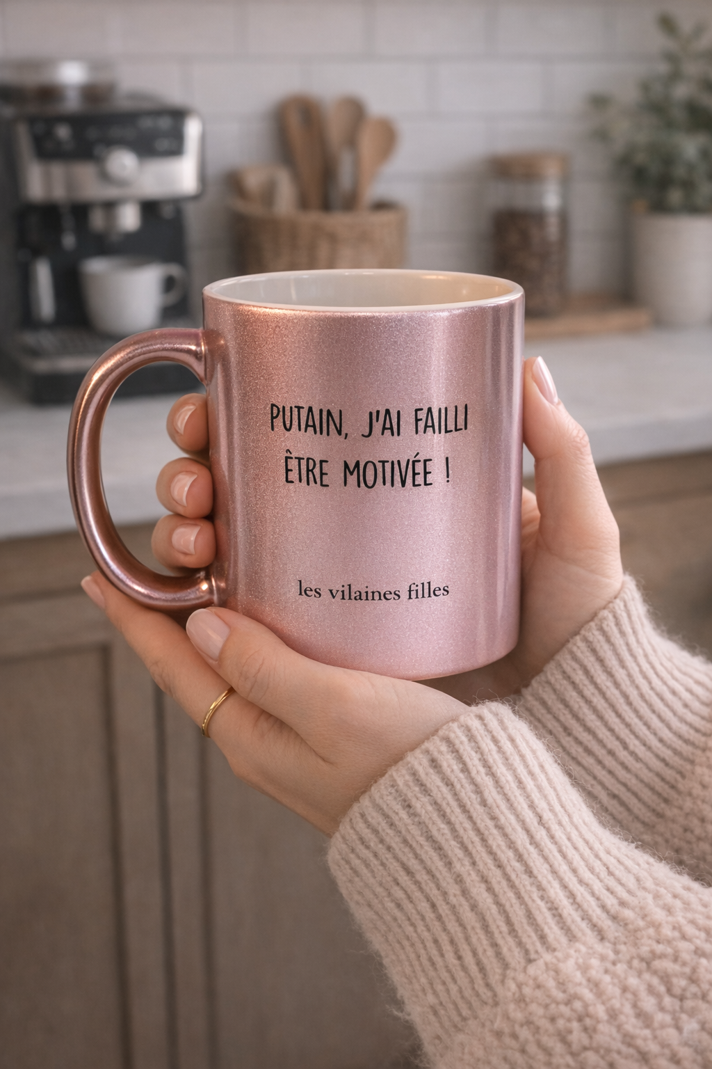 Tasse humoristique avec message