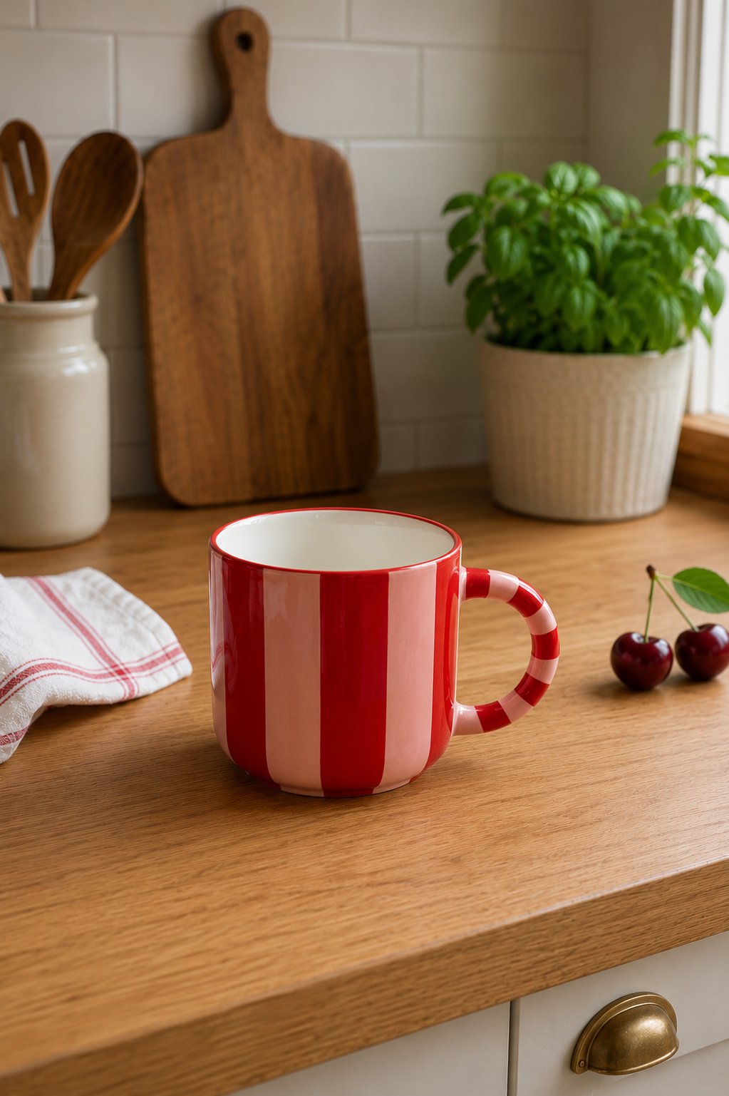 Tasse collection cerise