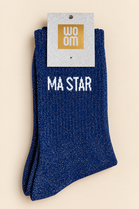 Chaussettes à paillettes Ma star