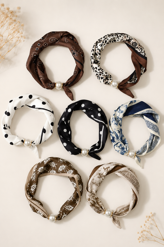 Foulard aimanté