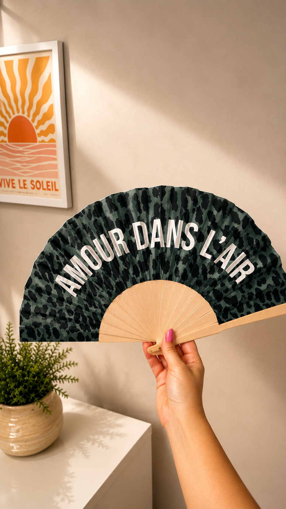 Éventail « Amour dans l’air »