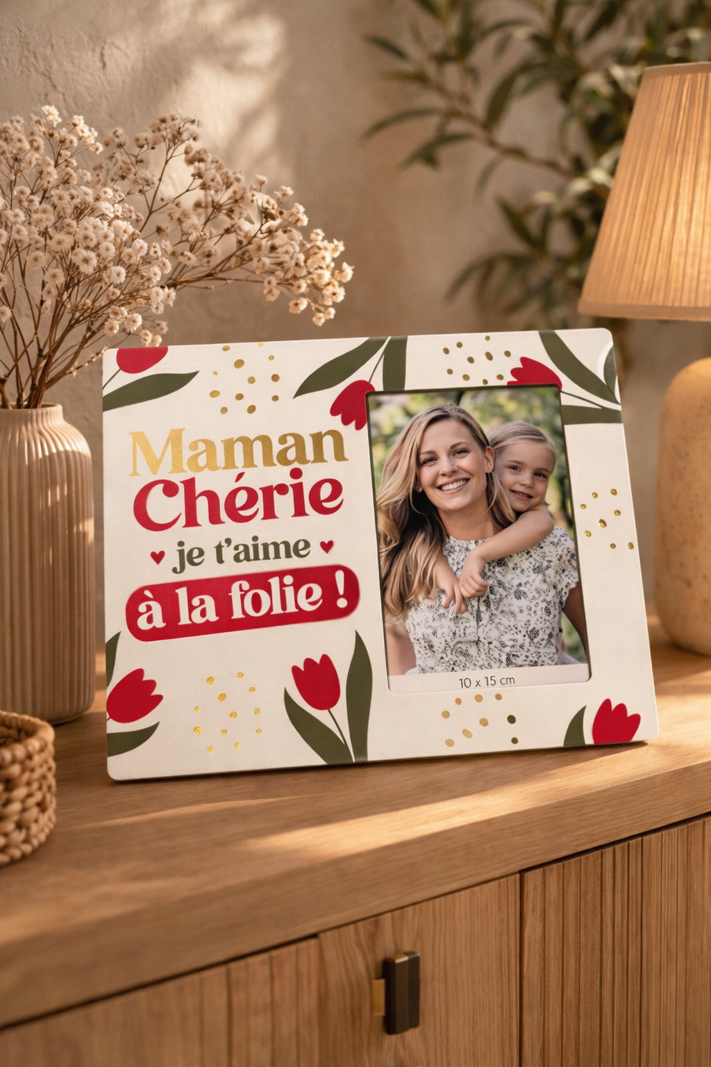 Cadre photo Maman chérie  personnalisé