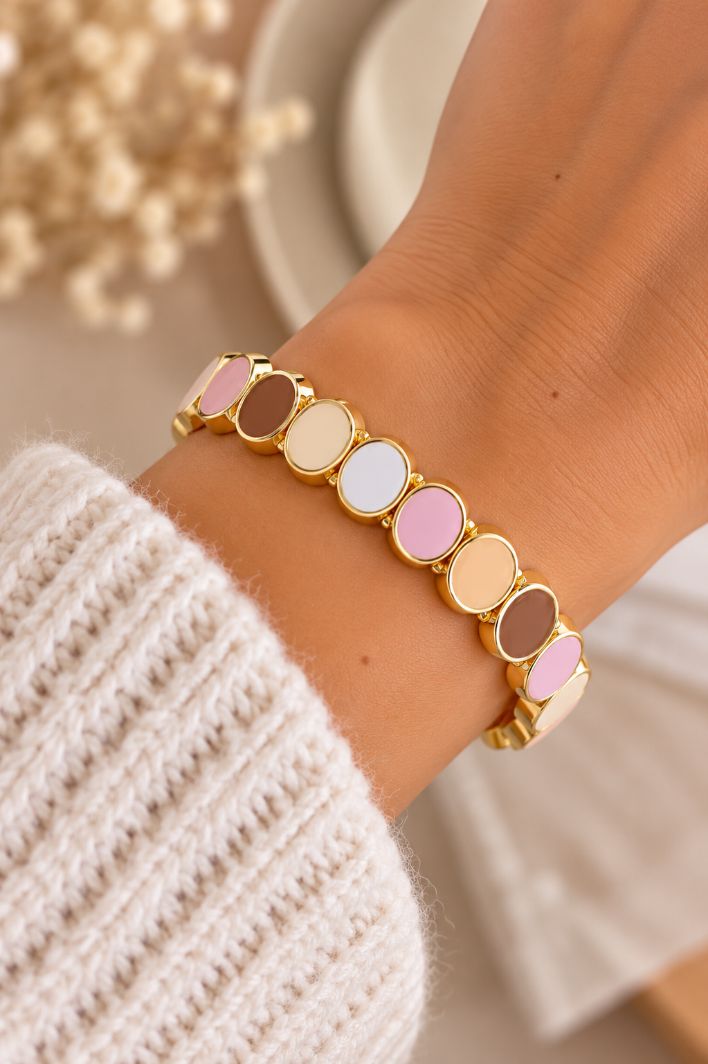 Bracelet Pastel Doré