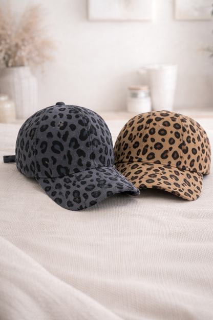 Casquette léopard femme
