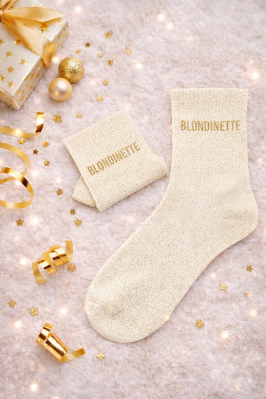 Chaussettes Blondinette pailletées