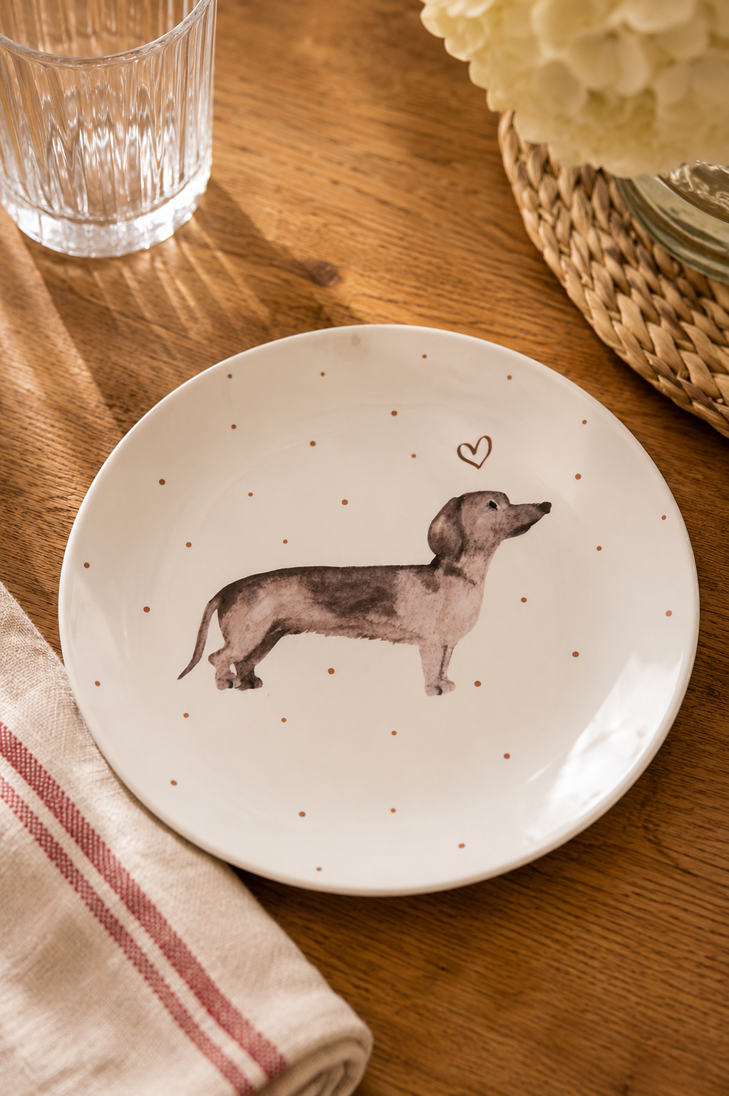 Assiette teckel