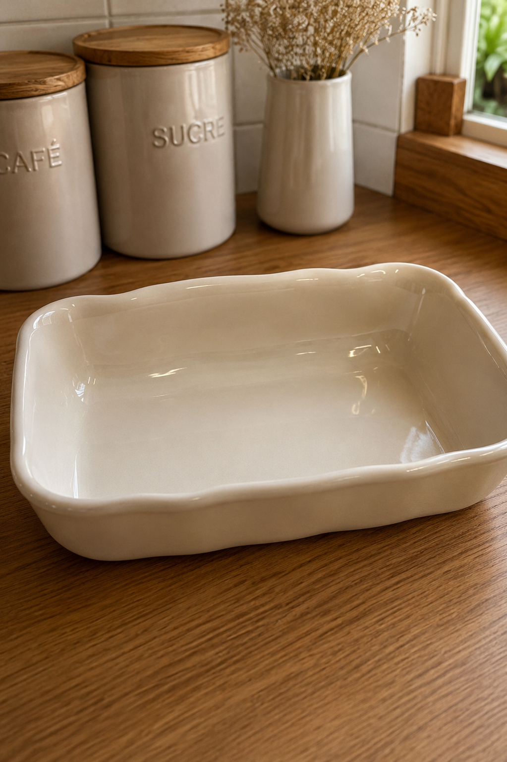Plat four beige