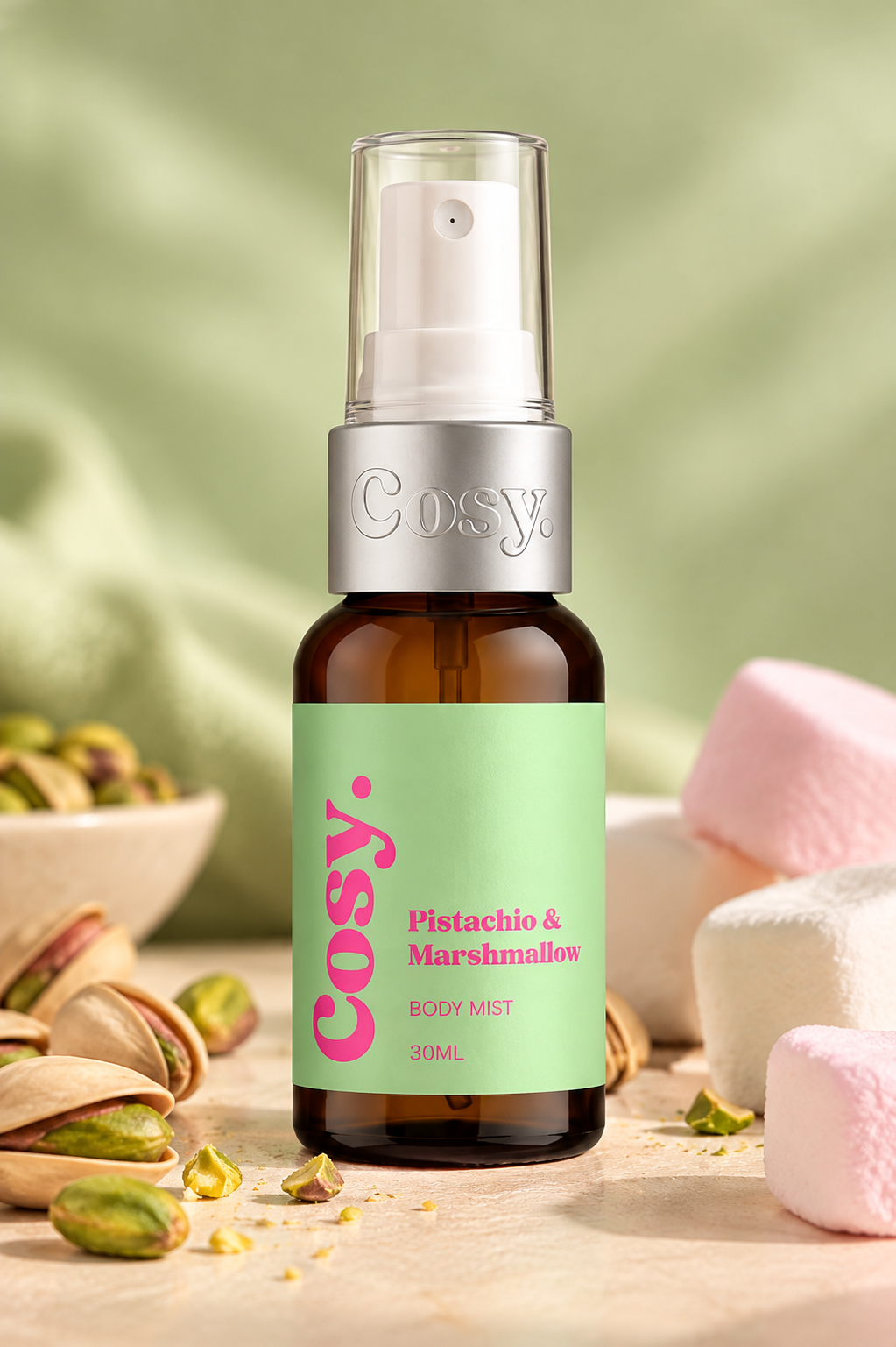 Brume corporelle Pistache & marshmallow Cosy 30 ml