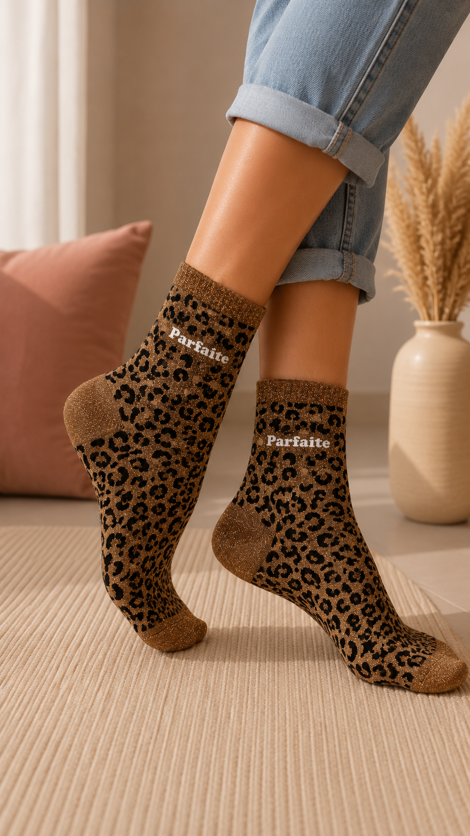 Chaussettes à paillettes " Parfaite "