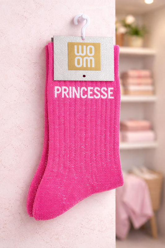 Chaussettes à paillettes " Princesse "