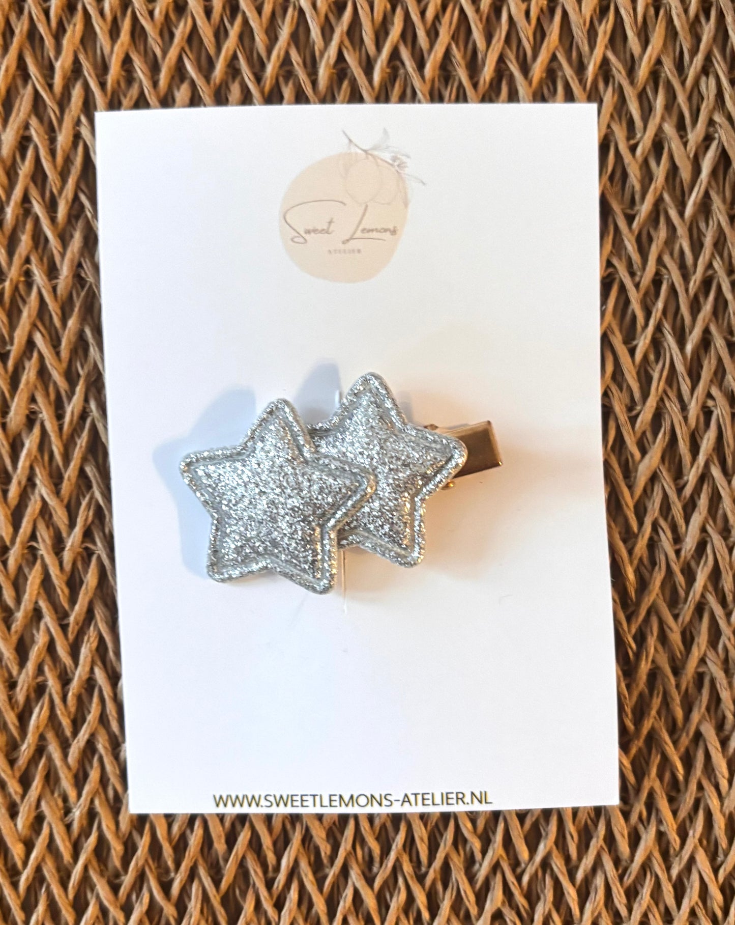 Pince,1pc étoiles argentées