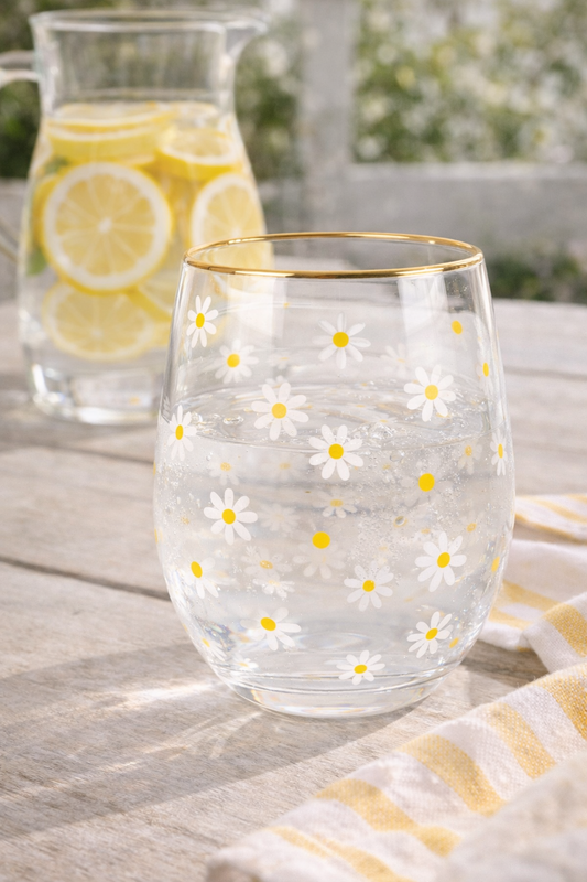 Verre marguerites