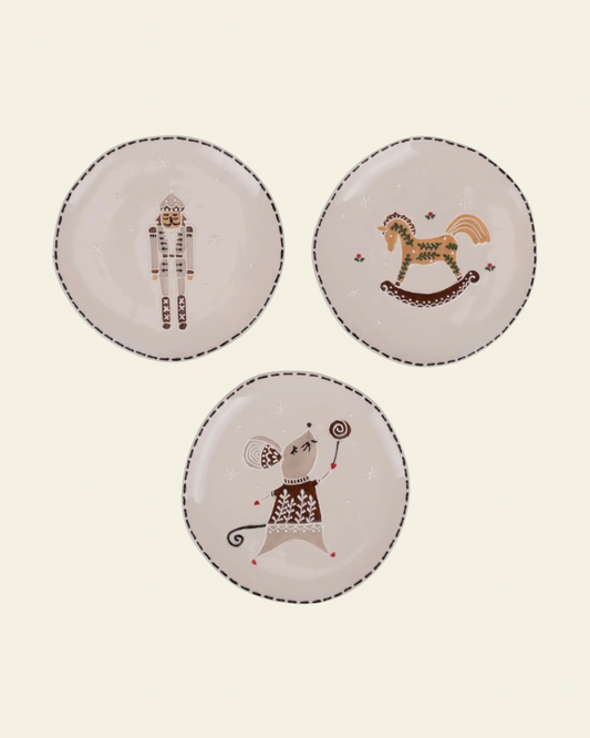 Assiette décorative ( 3 modèles )