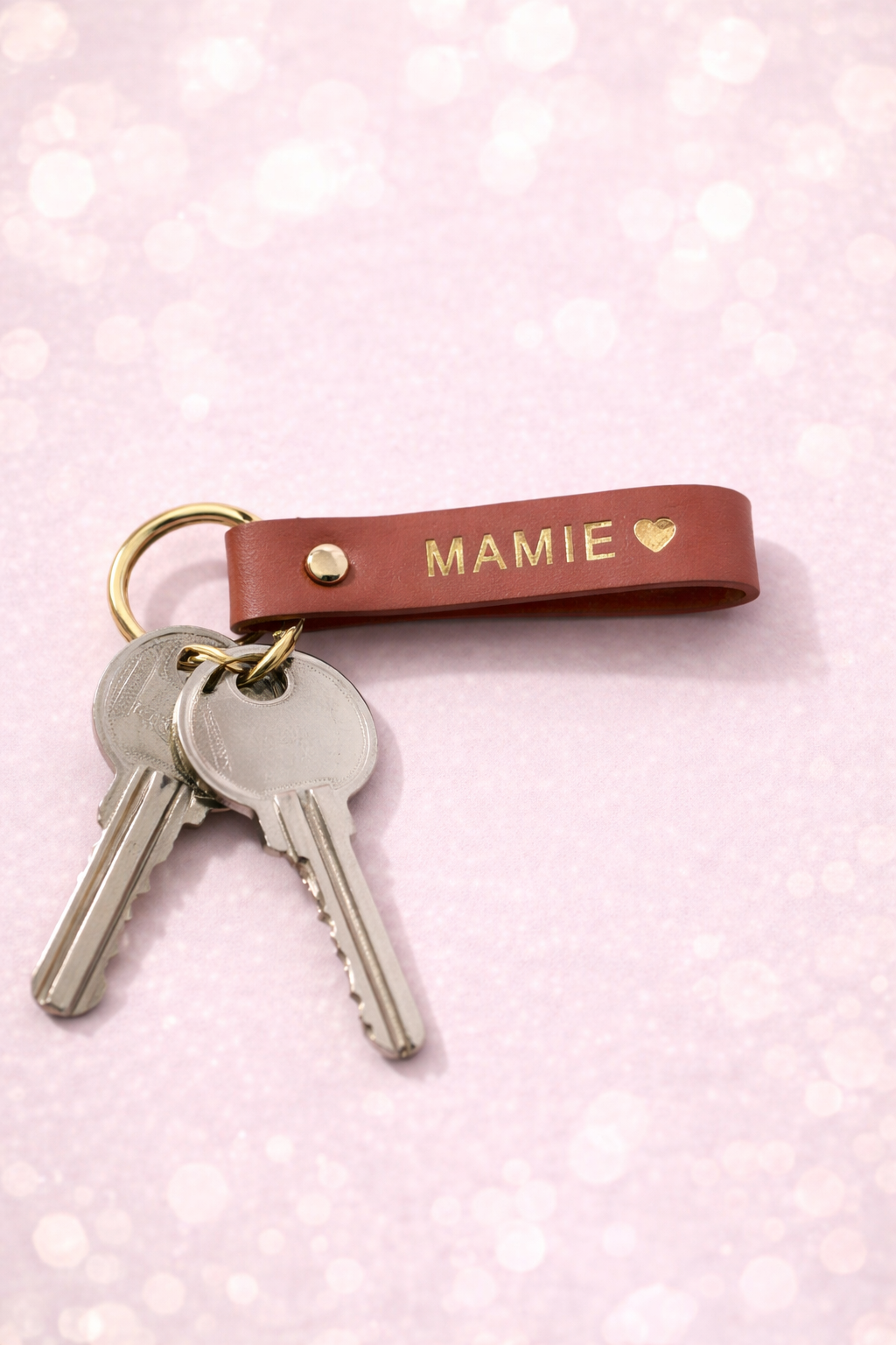 Porte-Clés Mamie vieux rose