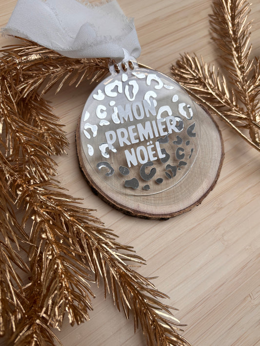 Boule de Noël argenté