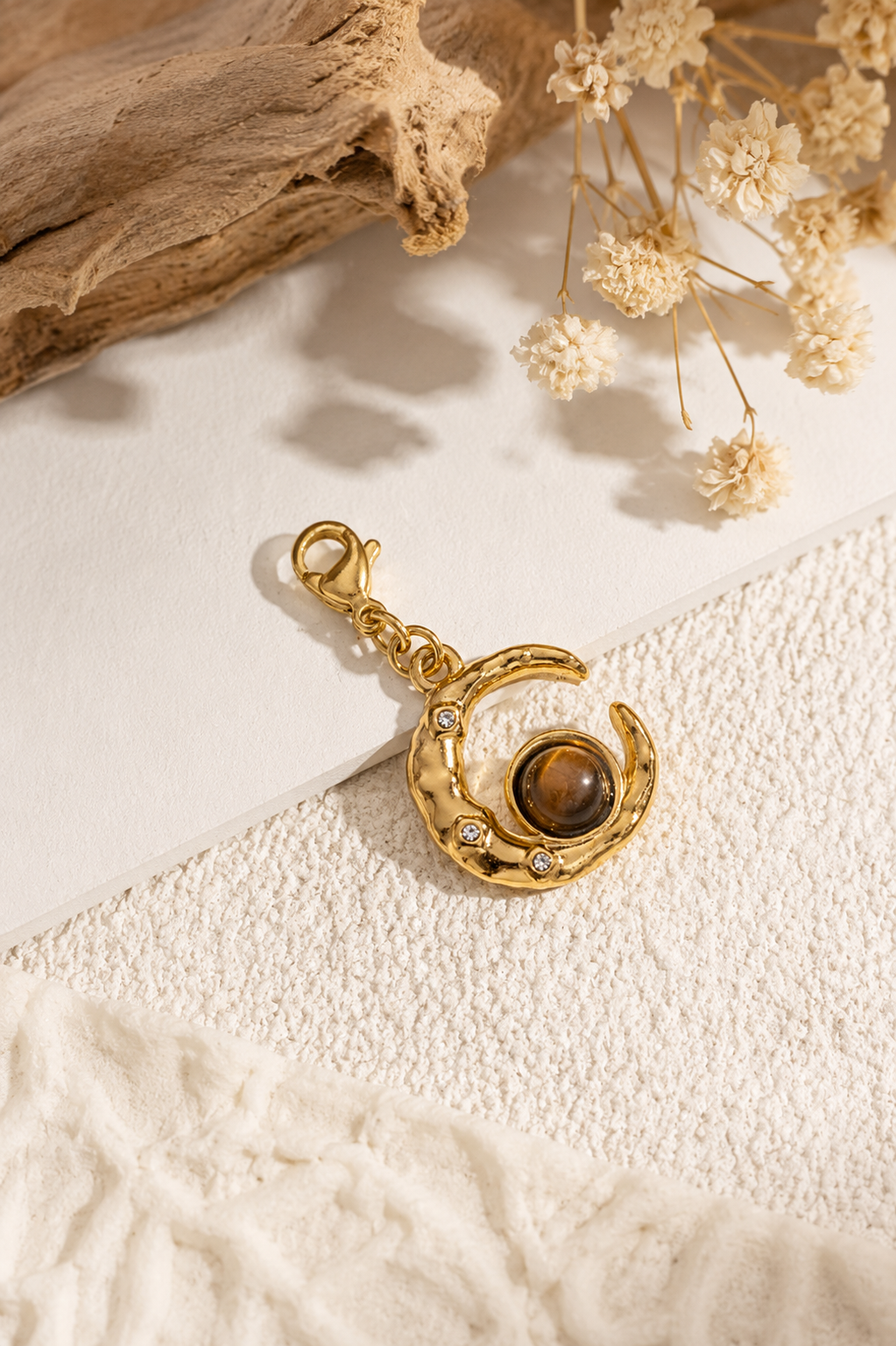 Charms lune + perle