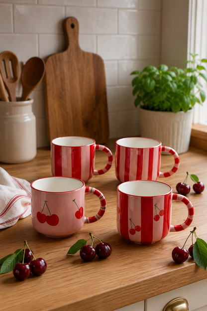 Tasse collection cerise