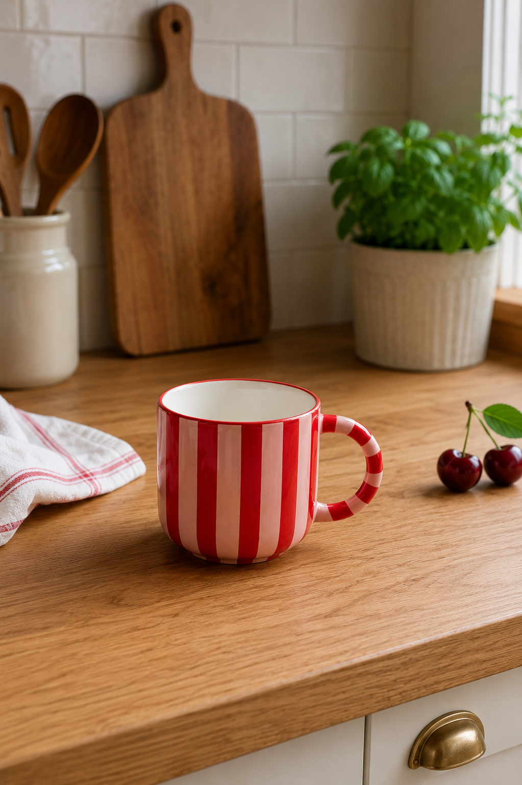 Tasse collection cerise