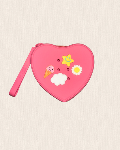 Pochette à personnaliser coeur