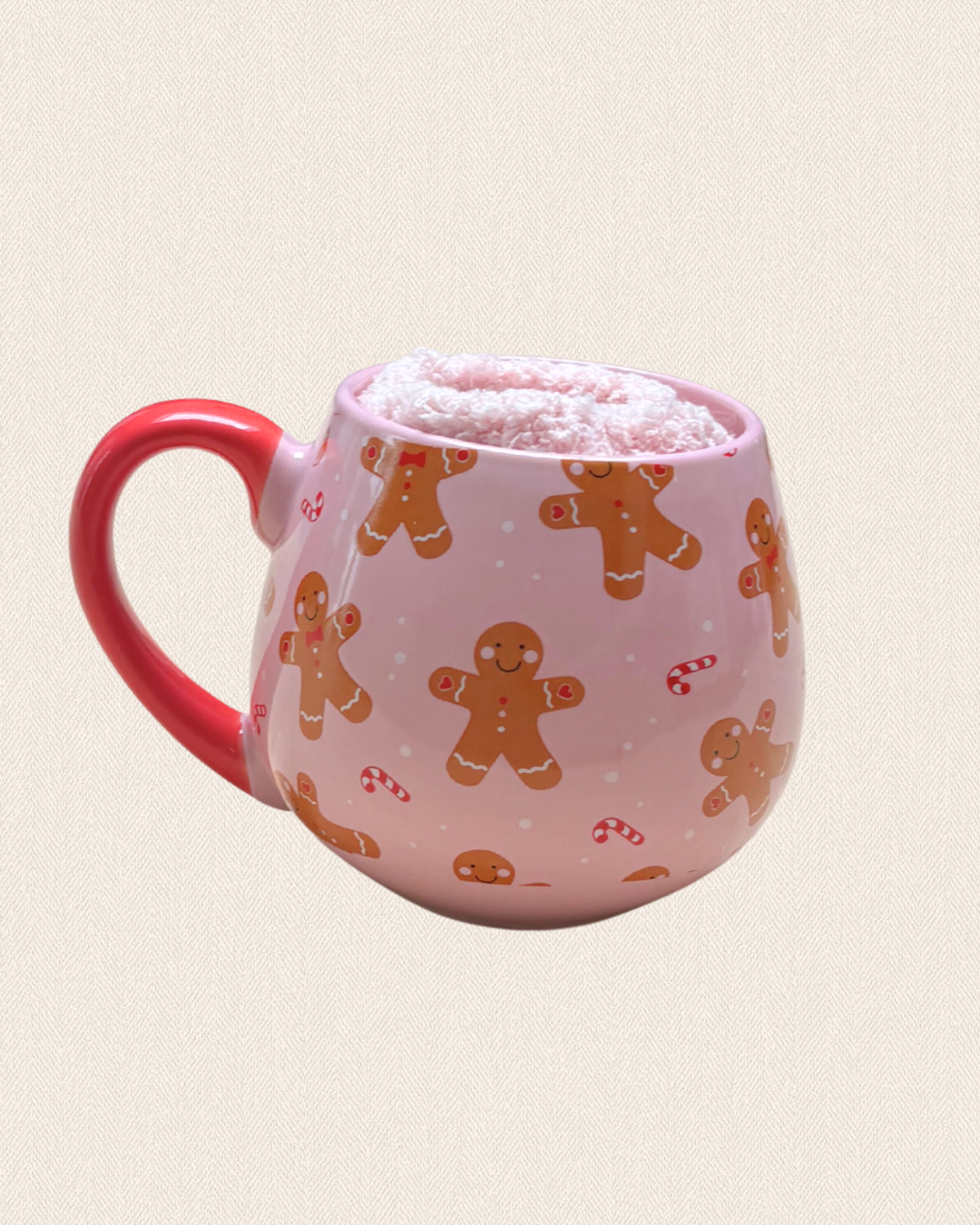 Tasse rose pain d'épice