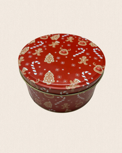 Boîte de noël en métal ( Petit )