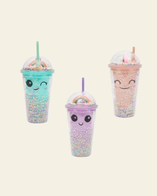 Gobelet arc en ciel kawaii