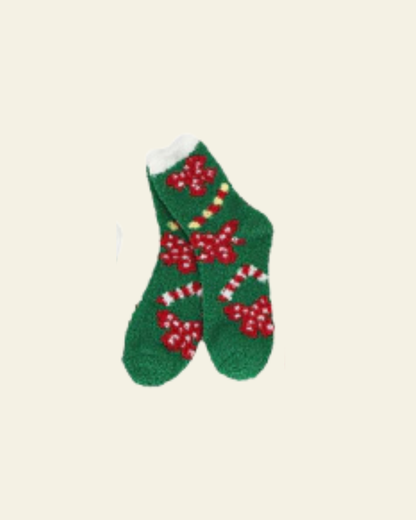Chaussettes douillettes de Noël