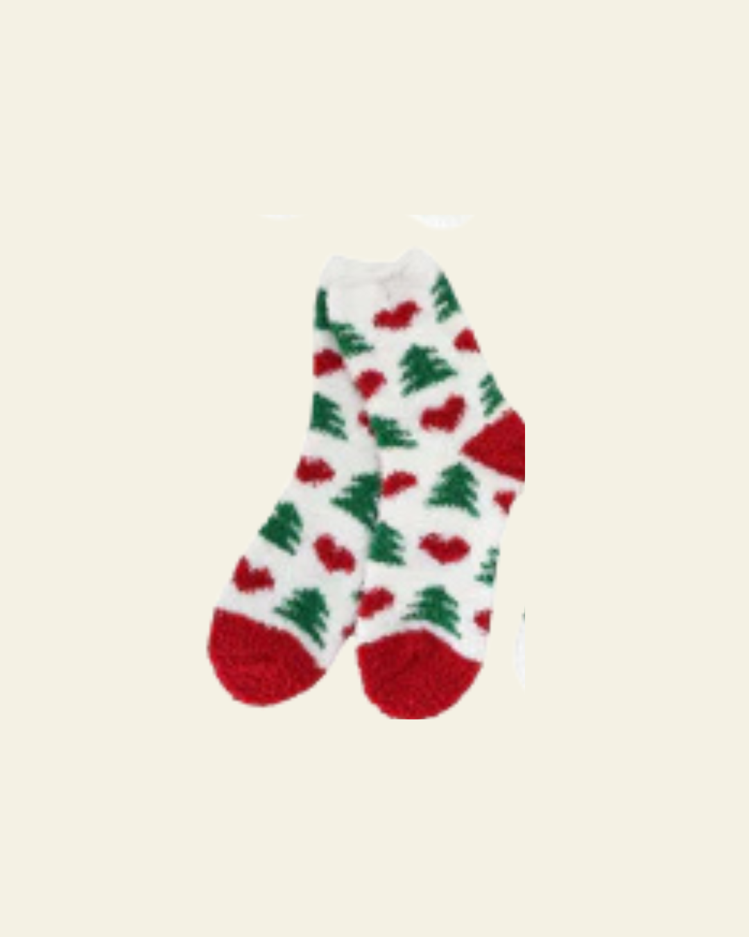 Chaussettes douillettes de Noël