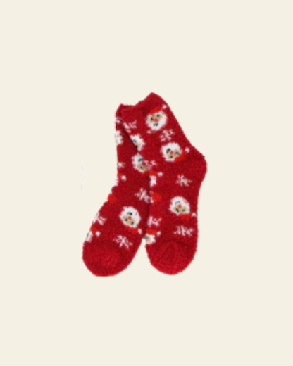 Chaussettes douillettes de Noël