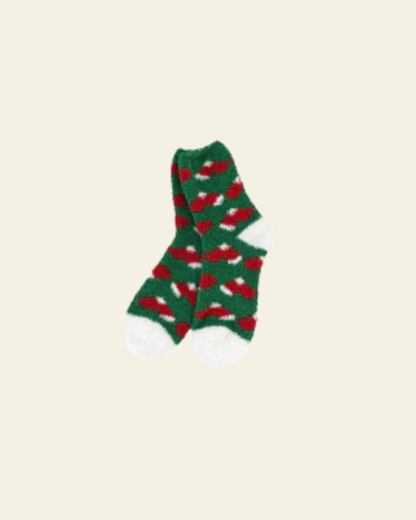 Chaussettes douillettes de Noël