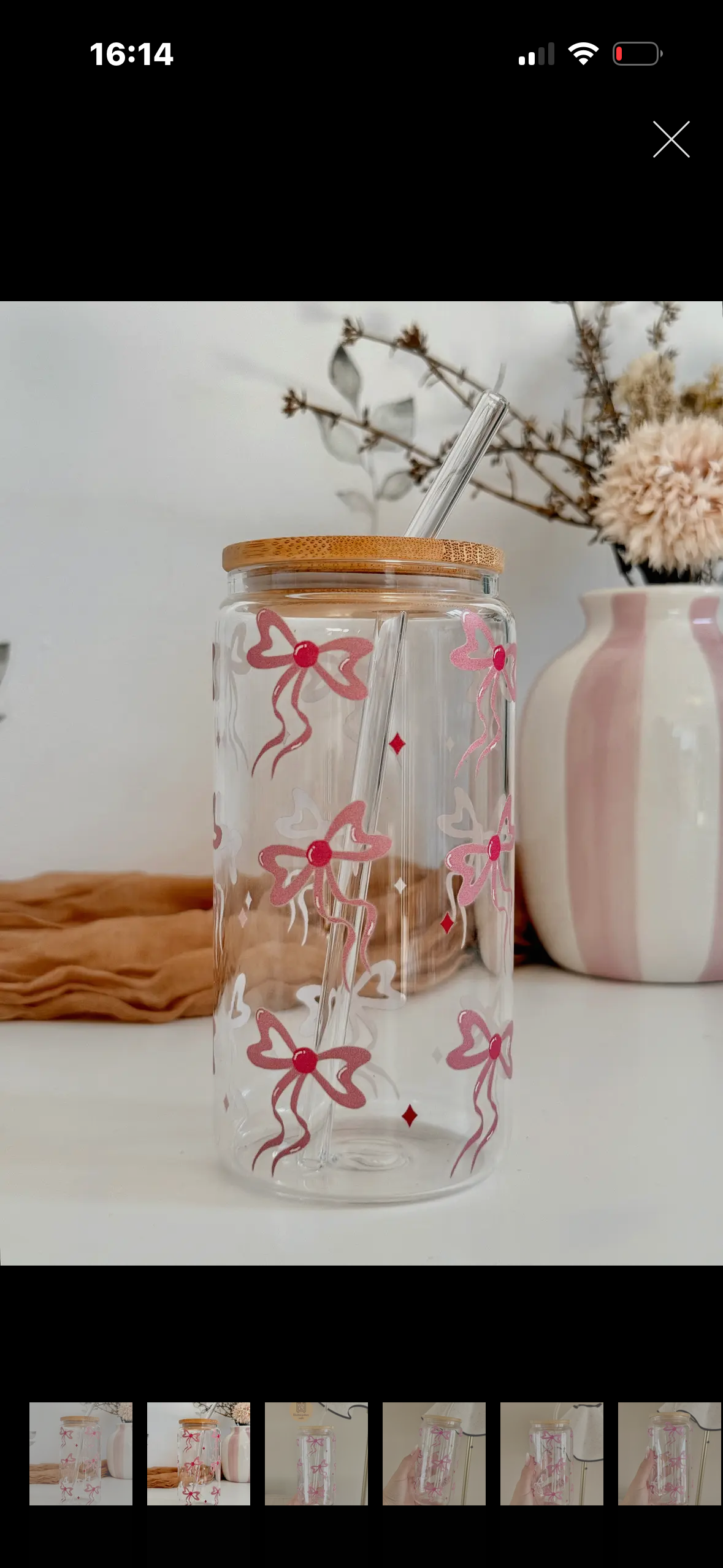 Gobelet en verre 500 ml (Noeuds)