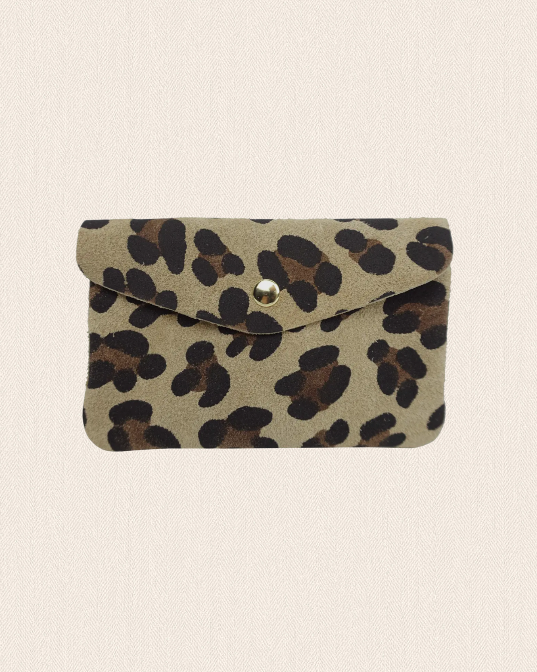 Portefeuille léopard mat