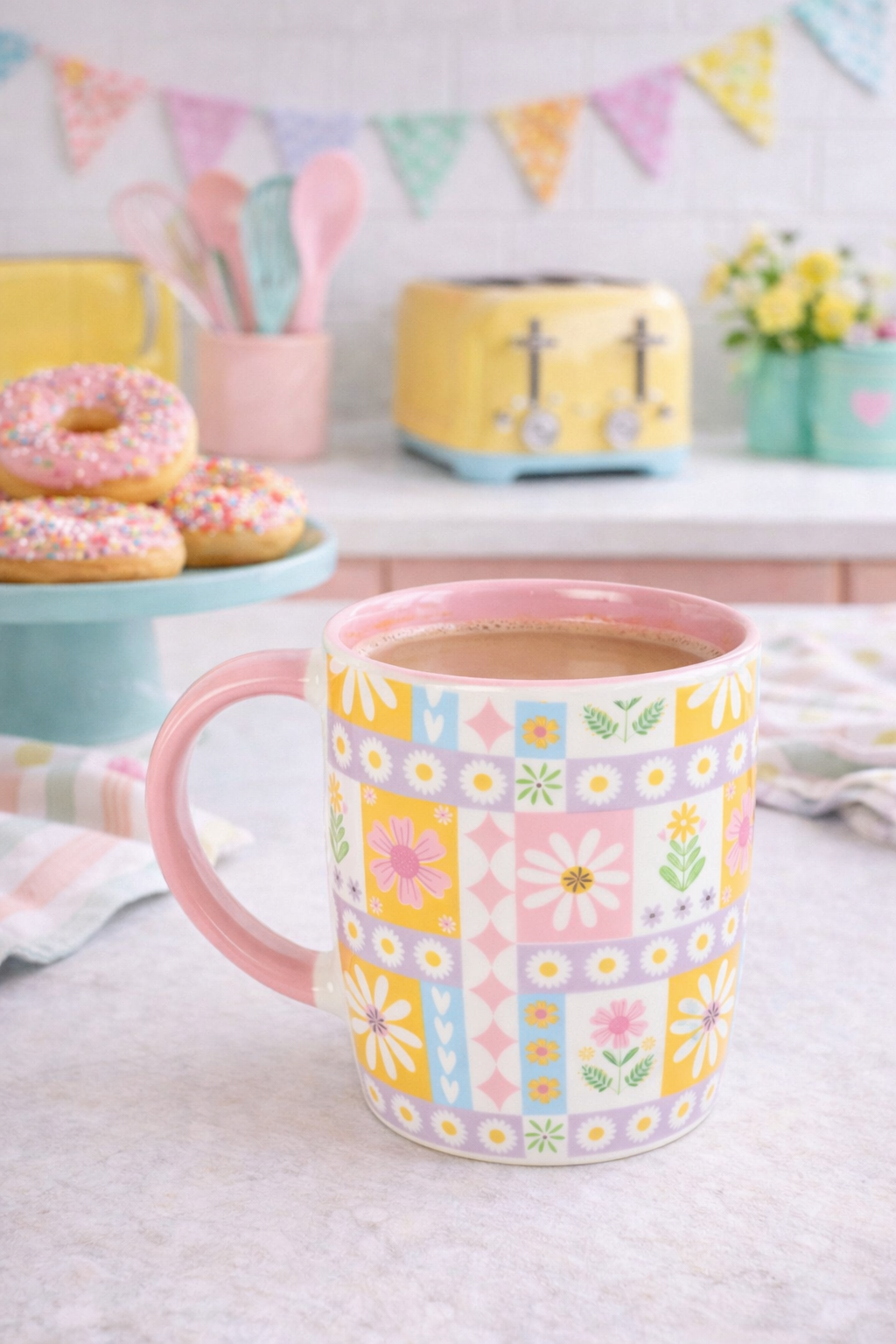 Mug floral coloré 🌸