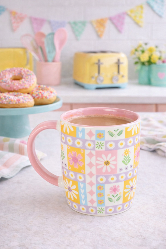 Mug floral coloré 🌸
