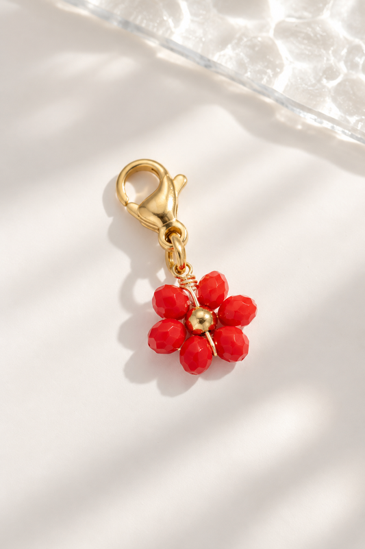 Charm's fleur rouge