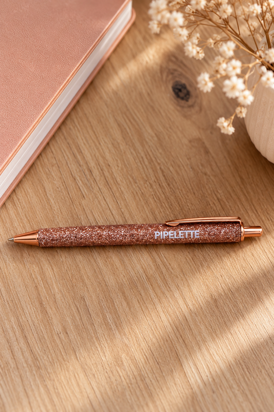 Bic a paillettes pipelette