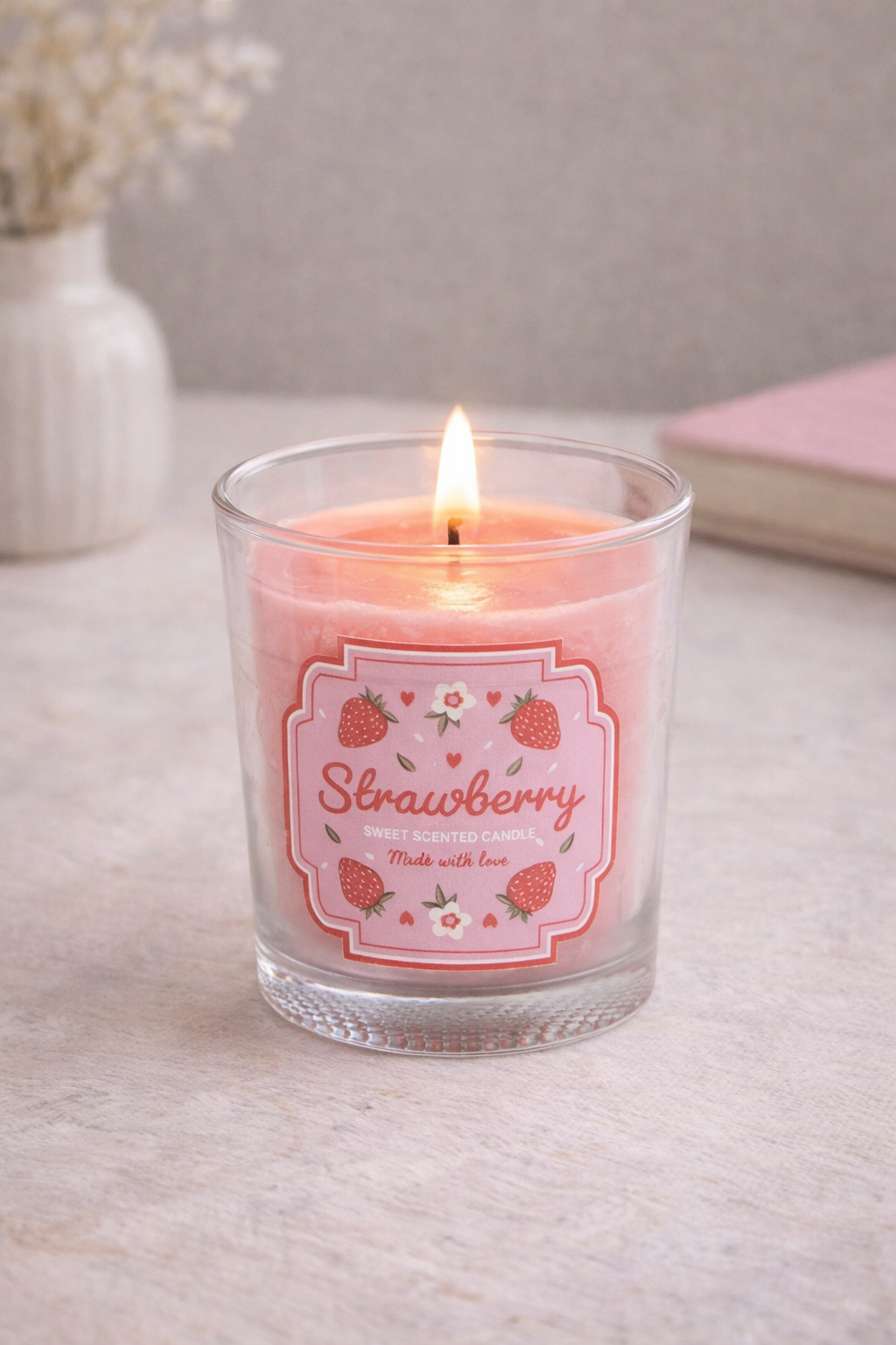 Bougie parfumée fraise 🍓